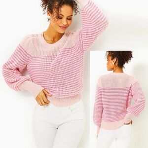 Lilly Pulitzer Pink Crew Neck Sweater